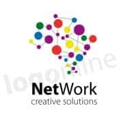 Logo online per studio associato, network, studio creativo, studio digitale. Logonline