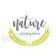 Logo corona di foglie verdi, da personalizzare. Logo prodotti naturali, biologici, wellness. Logonline