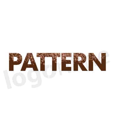 Logo online con pattern. Logonline