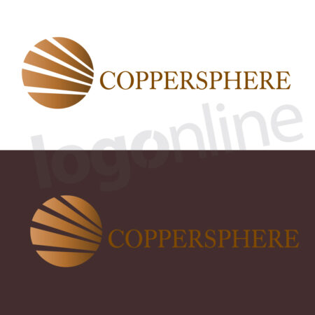 Logo con sfera per società servizi