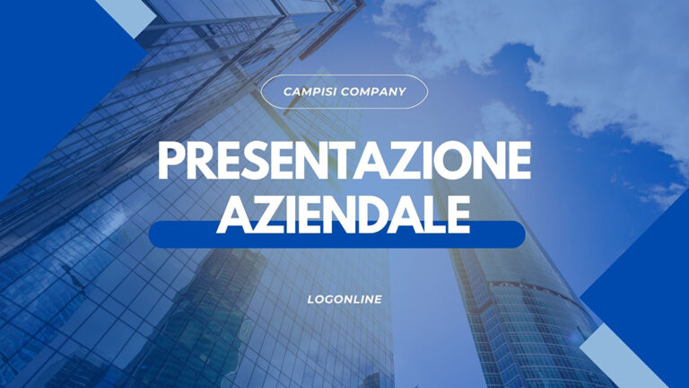 copertina di file powerpoint aziendale